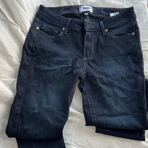 PAIGE Dark Wash Denim Pants